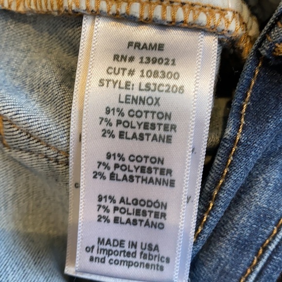 Frame Le Skinny de Jeanne Crop in Lennox wash 26 - Picture 8 of 8